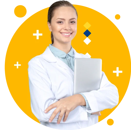 doctora-administrando-su-negocio/ Software para droguería y farmacias
