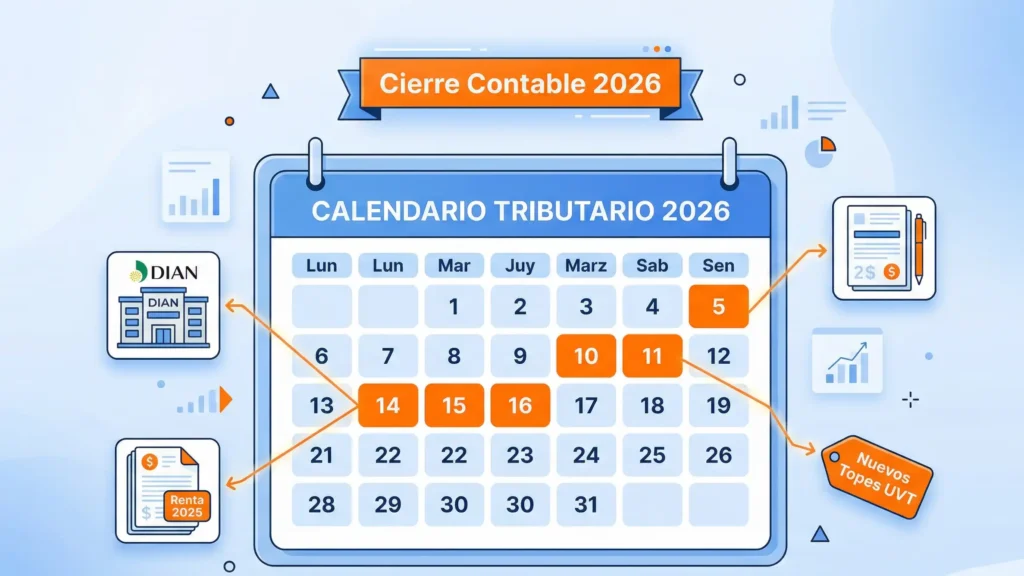 Imagen que muestra las regulación contable 2026
