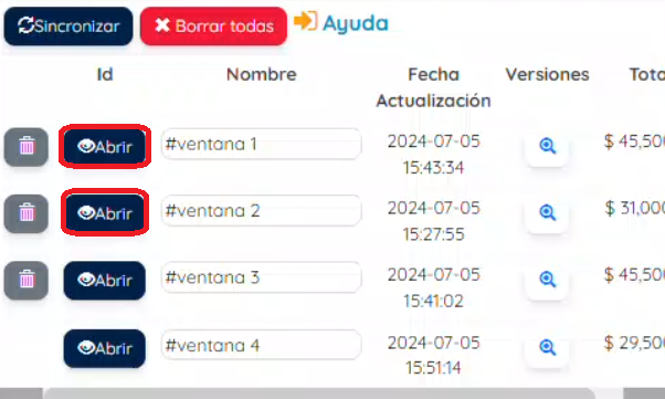 Proceso de cómo puedes abrir las ventanas 