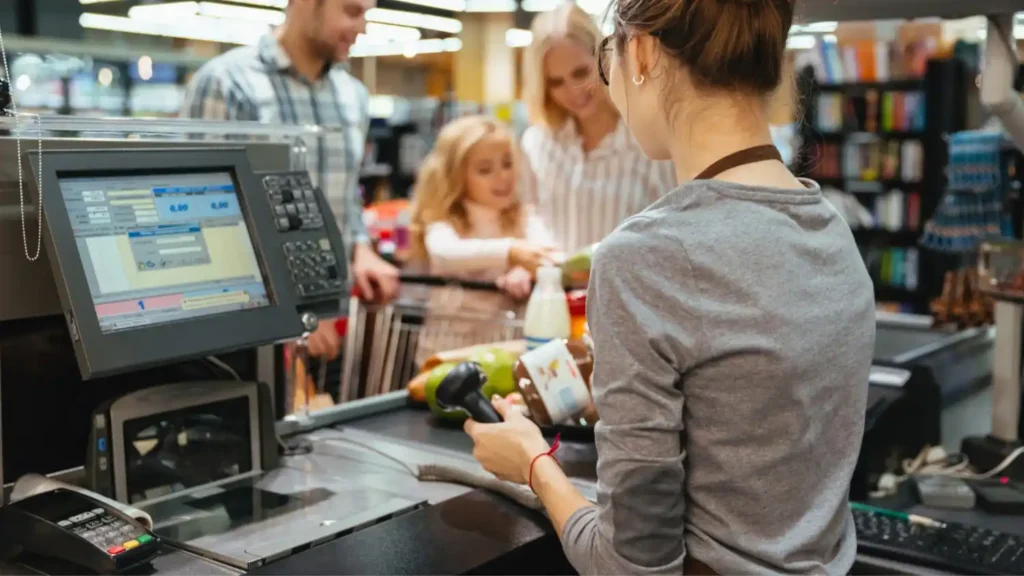 caja registradora de supermercado