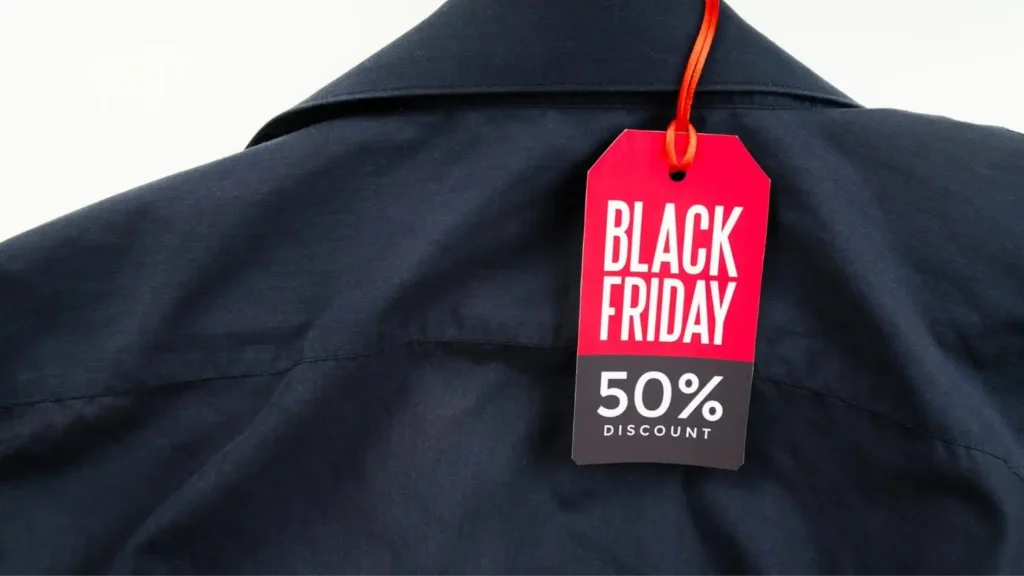 etiqueta para ropa con descuento