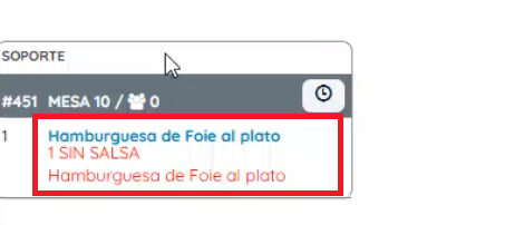 Imagen de plato en preparación