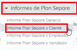 Secció de plan separe 