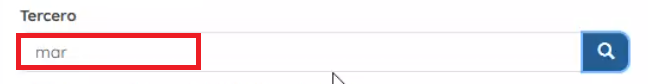 Campo para búsqueda 