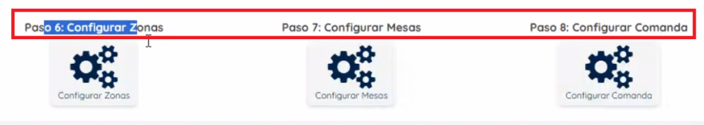 Pasos de configuración 