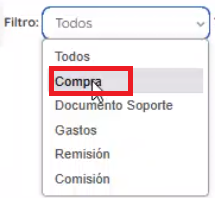 Filtro de documentos