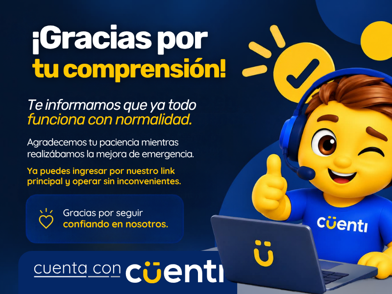 Cuenti ERP funciona con normalidad